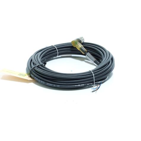 Sensorkabel M12 Winkelbuchse, 4-polig, 10 m, PUR, mit LED SAC-4P-10,0-PUR/M12FR-3L Neu